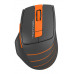 Мышь A4Tech Fstyler FG30 серый/оранжевый оптическая 2000dpi беспров. USB 6but (FG30 ORANGE)