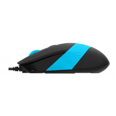 Мышь A4Tech Fstyler FM10 черный/синий оптическая 1600dpi USB 4but (FM10 BLUE)