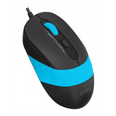 Мышь A4Tech Fstyler FM10 черный/синий оптическая 1600dpi USB 4but (FM10 BLUE)