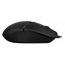 Мышь A4Tech Fstyler FM12 черный оптическая 1200dpi USB 3but (FM12 BLACK)