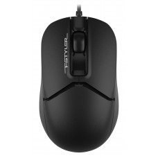 Мышь A4Tech Fstyler FM12 черный оптическая 1200dpi USB 3but (FM12 BLACK)