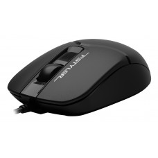 Мышь A4Tech Fstyler FM12 черный оптическая 1200dpi USB 3but (FM12 BLACK)