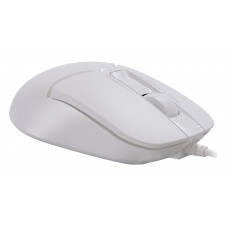 Мышь A4Tech Fstyler FM12S белый оптическая 1200dpi silent USB 3but (FM12S WHITE)