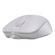 Мышь A4Tech Fstyler FM12S белый оптическая 1200dpi silent USB 3but (FM12S WHITE)