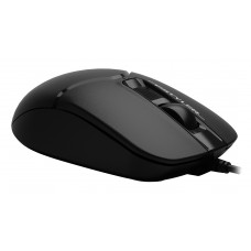 Мышь A4Tech Fstyler FM12S черный оптическая 1200dpi silent USB 3but (FM12S BLACK)