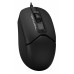 Мышь A4Tech Fstyler FM12S черный оптическая 1200dpi silent USB 3but (FM12S BLACK)