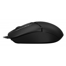 Мышь A4Tech Fstyler FM12S черный оптическая 1200dpi silent USB 3but (FM12S BLACK)