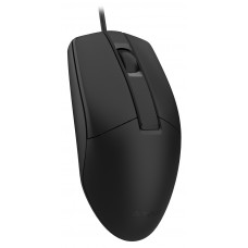 Мышь A4Tech OP-330S черный оптическая 1200dpi silent USB 3but (OP-330S (BLACK))