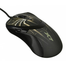 Мышь A4Tech Oscar Editor XL-747H коричневый/рисунок лазерная 3600dpi USB2.0 6but (XL-747H (BROWN SPIDER))