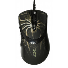 Мышь A4Tech Oscar Editor XL-747H коричневый/рисунок лазерная 3600dpi USB2.0 6but (XL-747H (BROWN SPIDER))