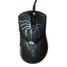 Мышь A4Tech Oscar Editor XL-747H рисунок/голубой лазерная 3600dpi USB 6but (XL-747H (BLUE SPIDER))