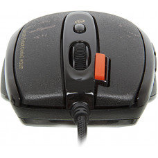 Мышь A4Tech V-Track F5 черный/рисунок оптическая 3000dpi USB 6but