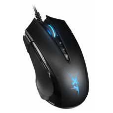 Мышь A4Tech X89 черный оптическая 2400dpi USB 8but (X89 (BLACK))