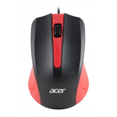 Мышь Acer OMW012 черный/красный оптическая 1200dpi USB 3but (ZL.MCEEE.003)
