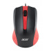 Мышь Acer OMW012 черный/красный оптическая 1200dpi USB 3but (ZL.MCEEE.003)