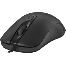 Мышь Defender MB-230 черный оптическая 1600dpi USB 2but (52231)