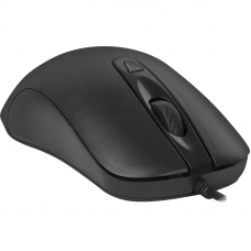 Мышь Defender MB-230 черный оптическая 1600dpi USB 2but (52231)