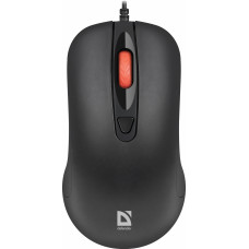 Мышь Defender Omega MB-522 черный оптическая 1600dpi silent USB 3but (52522)