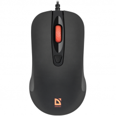 Мышь Defender Ultra Classic MB-280 черный оптическая 1600dpi USB 4but (52281)