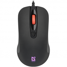 Мышь Defender Ultra Classic MB-280 черный оптическая 1600dpi USB 4but (52281)