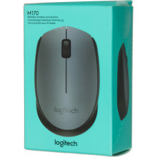 Мышь Logitech M170 серый/черный оптическая 1000dpi беспров. USB 2but (910-004646)