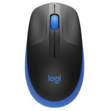 Мышь Logitech M190 черный/синий оптическая 1000dpi беспров. USB 2but (910-005925)