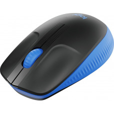 Мышь Logitech M190 черный/синий оптическая 1000dpi беспров. USB 2but (910-005925)