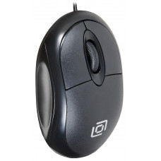 Мышь Оклик 105S черный оптическая 800dpi USB для ноутбука 3but (400941)