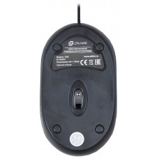 Мышь Оклик 105S черный оптическая 800dpi USB для ноутбука 3but (400941)