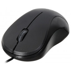 Мышь Оклик 115S черный оптическая 1200dpi USB для ноутбука 3but (711636)