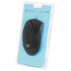 Мышь Оклик 125M черный оптическая 1200dpi USB 3but (1175317)