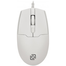 Мышь Оклик 147M белый оптическая 2000dpi USB 4but (1868746)