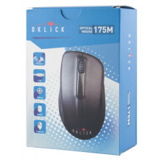 Мышь Оклик 175M черный оптическая 1000dpi USB 3but (944744)