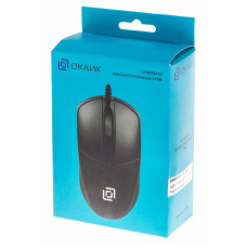 Мышь Оклик 275M черный оптическая 1200dpi USB 3but (412841)