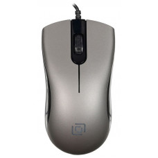 Мышь Оклик 375M серый/черный оптическая 1600dpi USB 3but (1012669)