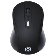 Мышь Оклик 415MW черный оптическая 1600dpi беспров. USB для ноутбука 4but (351684)