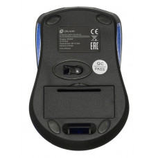 Мышь Оклик 485MW черный/синий оптическая 1000dpi беспров. USB для ноутбука 3but (997826)
