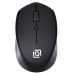 Мышь Оклик 488MW черный оптическая 1600dpi беспров. USB для ноутбука 4but (1196560)