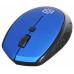Мышь Оклик 488MW черный/синий оптическая 1600dpi беспров. USB для ноутбука 4but (1196569)