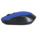 Мышь Оклик 488MW черный/синий оптическая 1600dpi беспров. USB для ноутбука 4but (1196569)