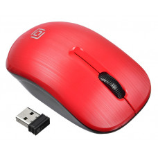 Мышь Оклик 525MW черный/красный оптическая 1000dpi беспров. USB для ноутбука 3but (1090720)