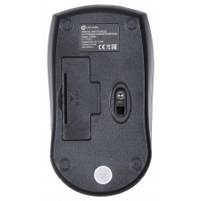 Мышь Оклик 540MW черный оптическая 1200dpi беспров. USB для ноутбука 3but (1175373)