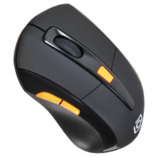 Мышь Оклик 585MW черный оптическая 1600dpi беспров. USB для ноутбука 6but (351687)