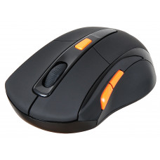 Мышь Оклик 585MW черный оптическая 1600dpi беспров. USB для ноутбука 6but (351687)