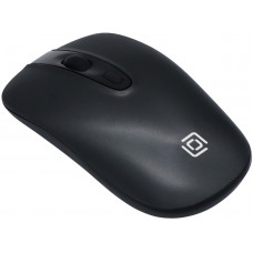 Мышь Оклик 600MW черный оптическая 1600dpi беспров. USB 4but (1487915)