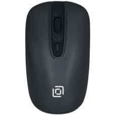 Мышь Оклик 600MW черный оптическая 1600dpi беспров. USB 4but (1487915)