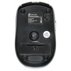 Мышь Оклик 635MB черный/серый оптическая 1600dpi беспров. BT для ноутбука 4but (489350)