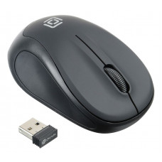 Мышь Оклик 665MW черный оптическая 1600dpi беспров. USB для ноутбука 3but (1025130)