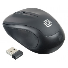 Мышь Оклик 665MW черный оптическая 1600dpi беспров. USB для ноутбука 3but (1025130)