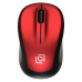 Мышь Оклик 665MW черный/красный оптическая 1600dpi беспров. USB для ноутбука 3but (1025135)